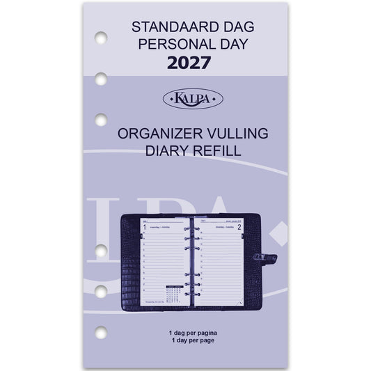 Agendavulling 2026 Kalpa Personal 1dag/1pagina