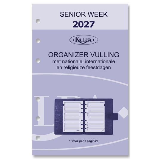 Agendavulling 2026 Kalpa Senior 7dagen/2pagina's