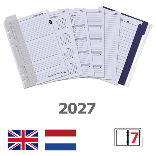 Agendavulling 2026 Kalpa A5 jaardoos 7d/2p