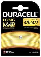 Batterij Duracell 377 duralock zilver oxide