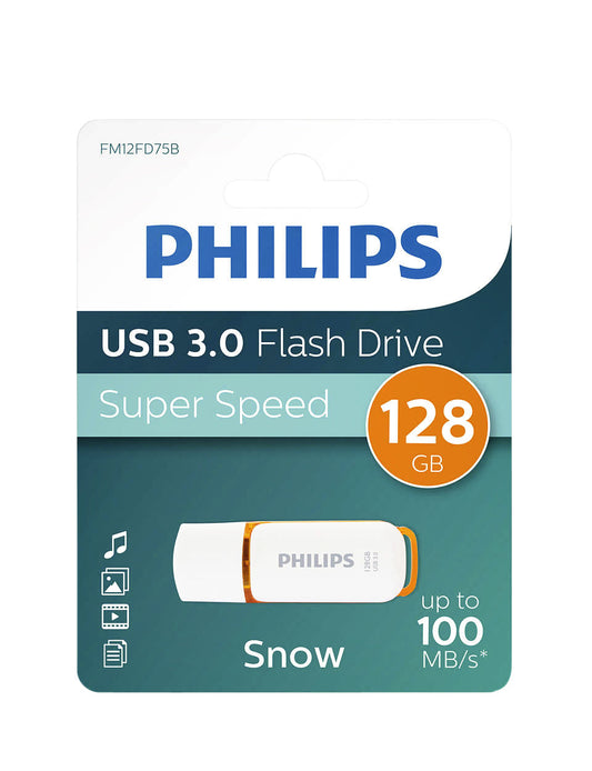 USB stick 3.0 Philips Snow Edition 128GB oranje