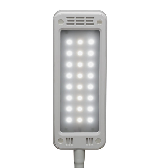 Bureaulamp MAUL Pearly LED voet dimbaar wit