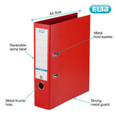 Ordner Elba Smart A4 80mm pp rood - afbeelding 5