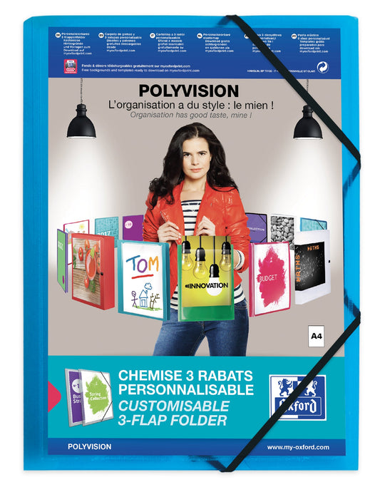 Elastomap Oxford Polyvision A4 incl insteektas bl