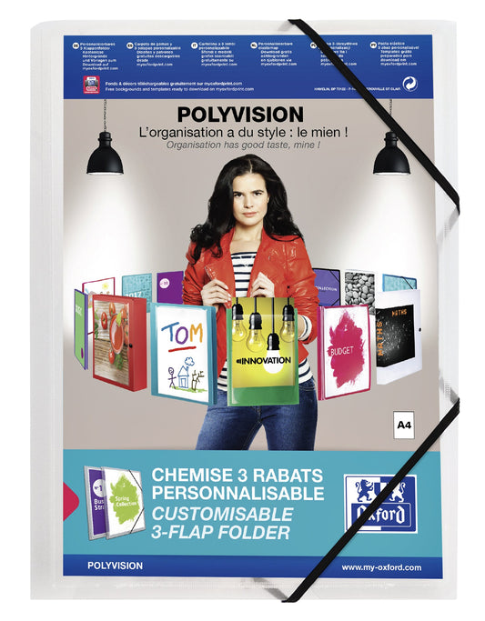 Elastomap Oxford Polyvision A4 incl insteektas tr