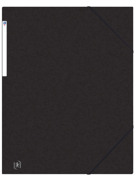 Elastomap Oxford Top File A3 3 kleppen 390gr zwart