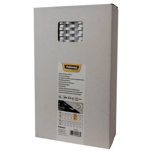 Bindrug Fellowes 14mm 21rings A4 wit
