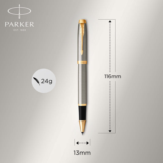 Balpen en rollerpen Parker IM GT M geborsteld mtl