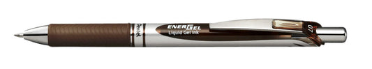 Gelschrijver Pentel BL77 Energel M bruin