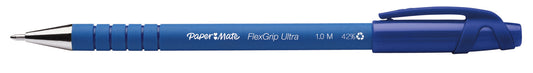 Balpen Papermate Flexgrip Ultra stick M blauw