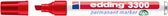Viltstift edding 3300 schuin 1-5mm rood - afbeelding 5
