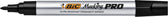 Viltstift Bic Pro rond M zwart