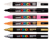 Paintmarker Uni POSCA PC5M M zilver