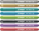 Viltstift STABILO Trio deco 377/8 metallic 8st ass - afbeelding 4