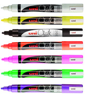 Krijtstift Uni-ball rond 1.8-2.5mm fluor geel - afbeelding 3