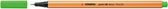 Fineliner STABILO  point 88/033 F neon groen