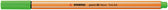Fineliner STABILO  point 88/033 F neon groen - afbeelding 2
