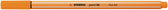 Fineliner STABILO point 88/54 F oranje - afbeelding 2