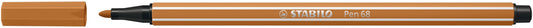 Viltstift STABILO Pen 68/89 M donker oker