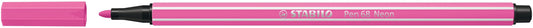 Viltstift STABILO Pen 68/056 M neon roze