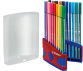 Viltstift STABILO Pen 68/20 rood/blauw etui M 20st - afbeelding 8