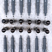 Fineliner Staedtler pigment 308 ass schrijfbr zw - afbeelding 6