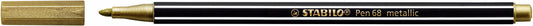 Viltstift STABILO Pen 68/810 M metallic goud