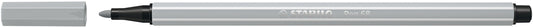 Viltstift STABILO Pen 68/94 M lichtgrijs