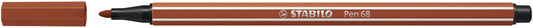 Viltstift STABILO Pen 68/38 M roodkrijt