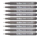 Fineliner Artline technisch 0.6mm zwart - afbeelding 6