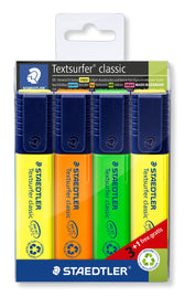 Markeerstift Staedtler 364 textsurfer 3+1 gratis