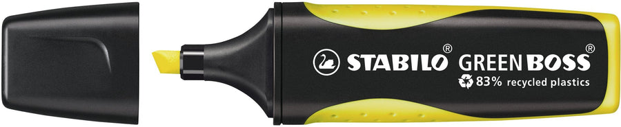 Markeerstift STABILO GREEN BOSS 6070/24 geel
