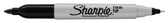 Viltstift Sharpie Twin tip UF en F 2st zwart - afbeelding 4