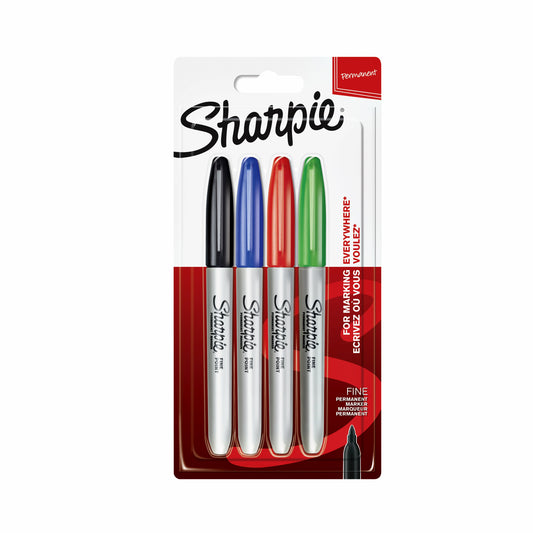 Viltstift Sharpie F 4st assorti
