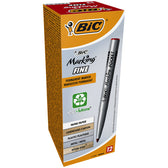 Viltstift Bic 1445 ecolutions rond F rood - afbeelding 5