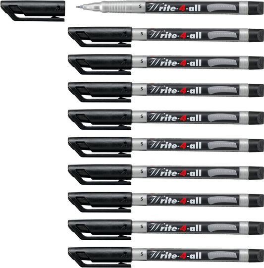 Viltstift STABILO Write-4-all 166/46 SF zwart