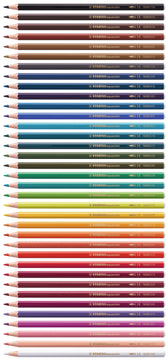 Kleurpotlood STABILO 1624 aquacolor Arty 24st ass - afbeelding 2