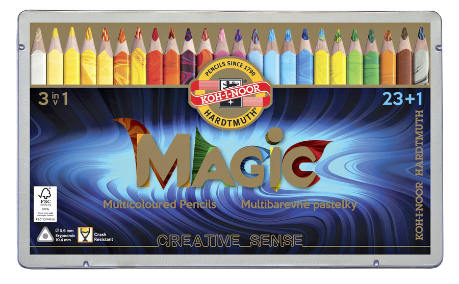 KleurpotlKoh I Noor Jumbo Magic doos 24  kleur