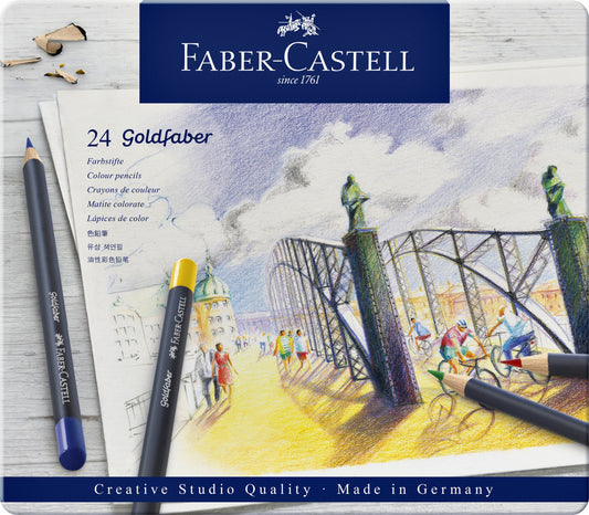Kleurpotlood Faber-Castell GF 24st assorti