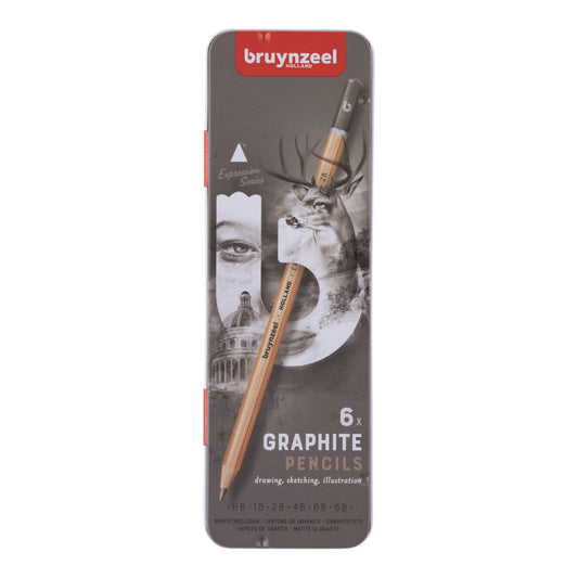 Grafietpotlood Bruynzeel Expression 6 breedtes