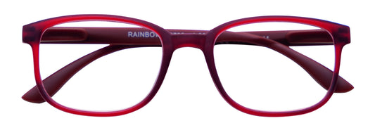 Leesbril I Need You +1.00dtp Rainbow donkerrood