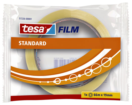 Plakband tesafilm Standaard 66mx19mm transparant