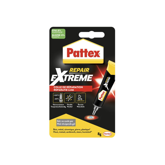 Alleslijm Pattex Repair Extreme tube 8gr blister