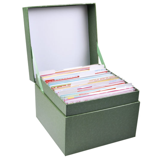 Wenskaartenbox Paperclip diverse thema's 75 krt