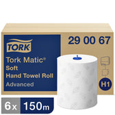 Handdoekrol Tork H1 Advanced 2laags 150m wit