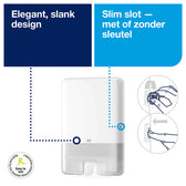 Handdoekdispenser Tork H2 Elevation wit - afbeelding 3