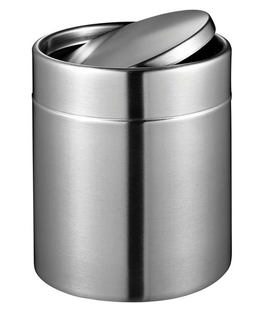 Afvalbak EKO Fandy tafelmodel swingdeksel 1.5l rvs