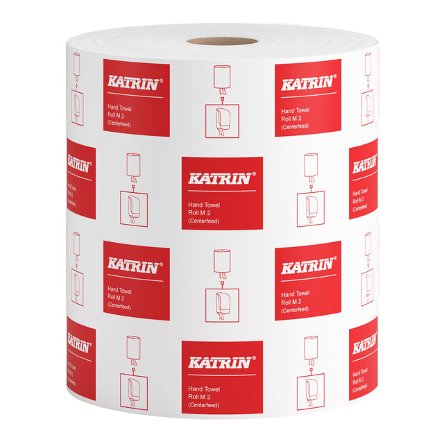 Poetspapier Katrin medium 2-laags wit 481911