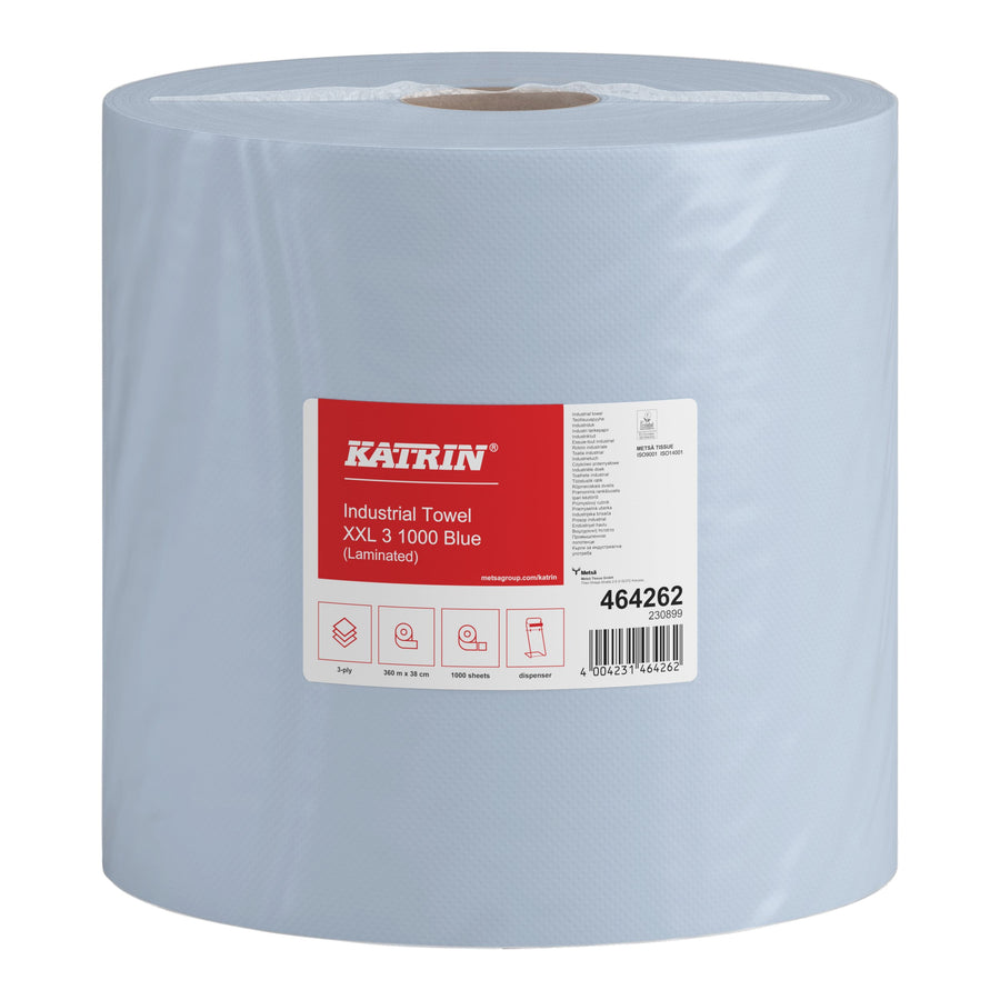 Poetspapier Katrin Industrial extra groot blauw