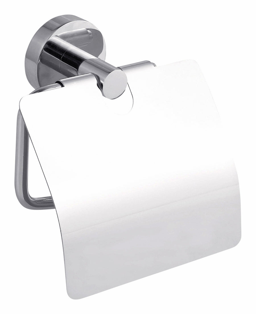 Toiletrolhouder met deksel tesa Smooz